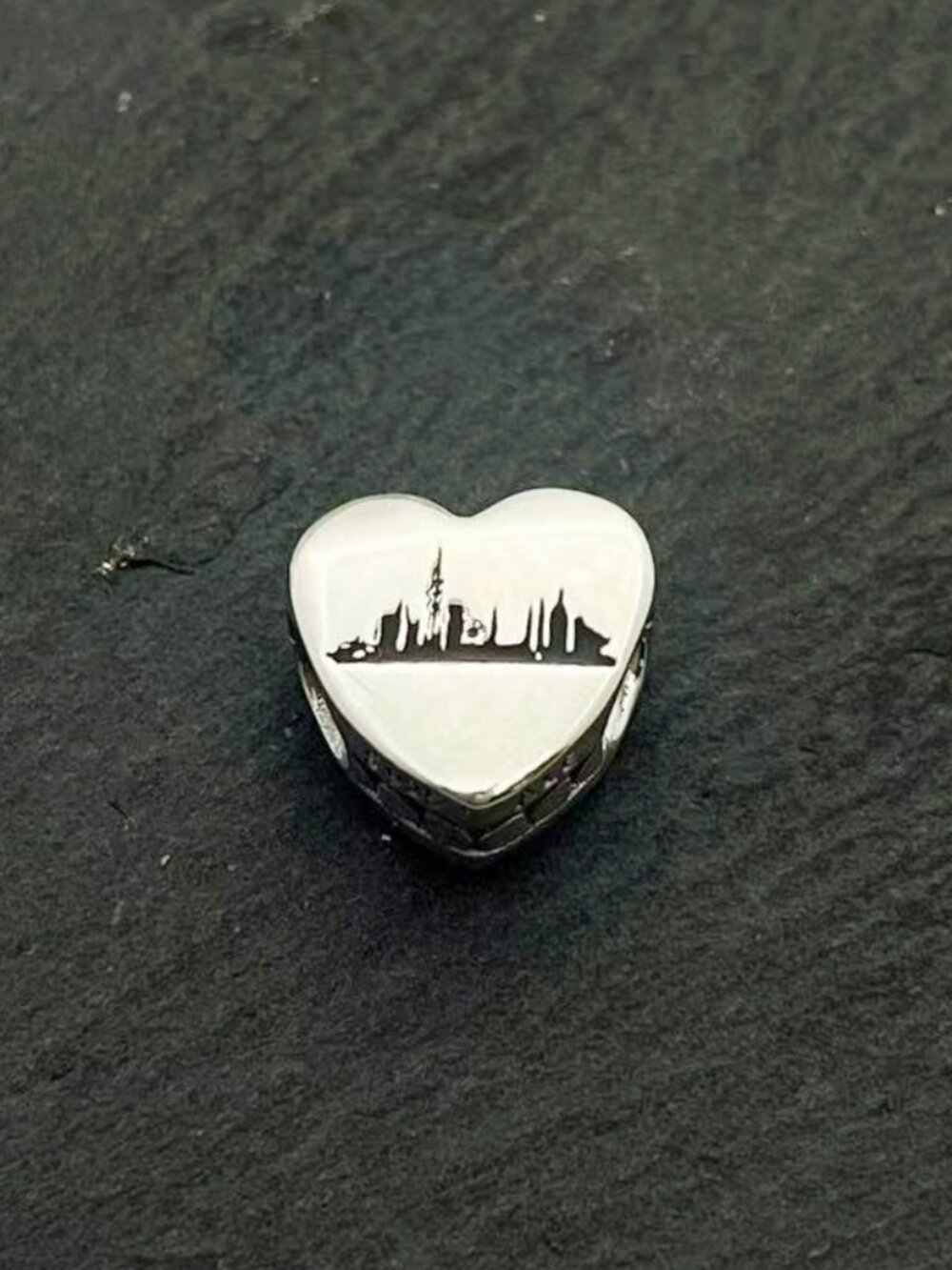 Pandora Hamburg Germany Skyline Charm Sterling Silver Travel Jewelry